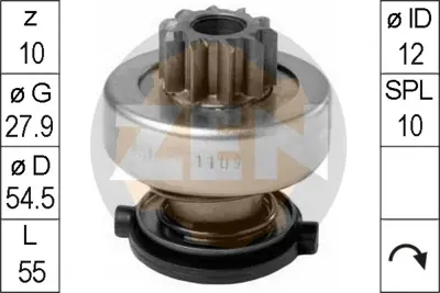ZEN ZN1109 Mars Dislisi 10 Dis 