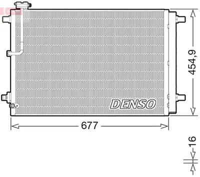 DENSO DCN02046 Klima Radyatoru Audi A8 4H0260403E