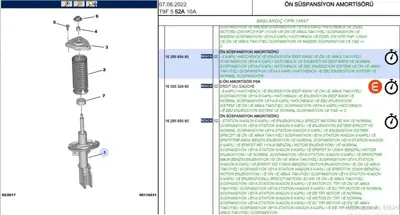 PSA 1628565480 Amortısör Ön 1612745280 9810684180 1610179780 1610179880 1611448580 1611448680 1611509780 1612181380 1612181480 1612743580