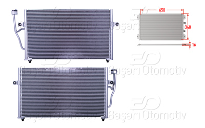 WISCO 3143366-00 Klima Radyatoru 650x348x16 3143366-00