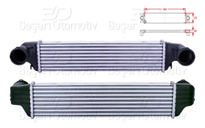 WISCO 3113809-00 Turbo Radyatoru (Intercooler) 540x127x50 3113809-00
