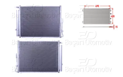 WISCO 3143165-00 Klima Radyatoru 490x400x15 3143165-00