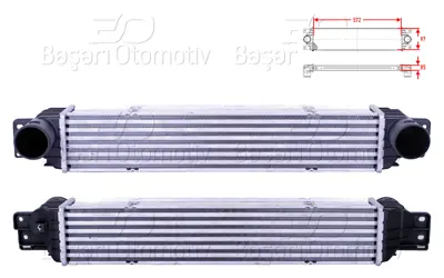 WISCO 2113867-00 Turbo Radyatoru (Intercooler) 572x97x85 2113867-00