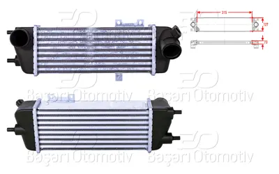 WISCO 3113951-00 Turbo Radyatoru (Intercooler) 315x127x73 3113951-00