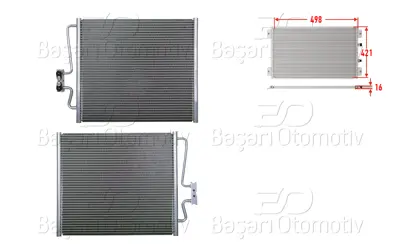 WISCO 3143496-00 Klima Radyatoru 498x421x16 3143496-00