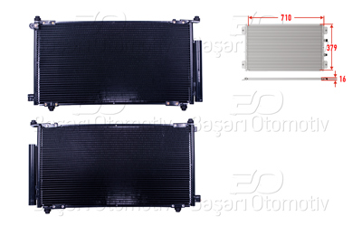 WISCO 3143294-00 Klima Radyatoru 710x379x16 3143294-00