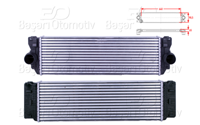 WISCO 3113750-00 Turbo Radyatoru (Intercooler) 640x198,5x65 3113750-00