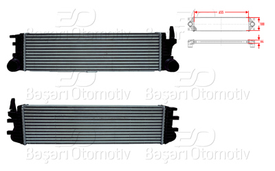 WISCO 3113972-00 Turbo Radyatoru (Intercooler) 655x188x64 3113972-00