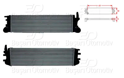 WISCO 3113972-00 Turbo Radyatoru (Intercooler) 655x188x64 3113972-00