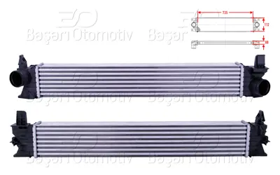 WISCO 3113817-00 Turbo Radyatoru (Intercooler) 735x112x80 3113817-00