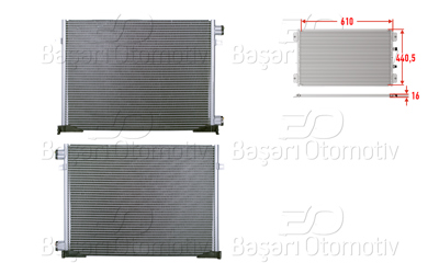 WISCO 3143350-00 Klima Radyatoru 610x440,5x16 3143350-00