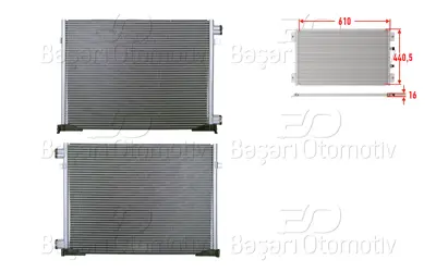 WISCO 3143350-00 Klima Radyatoru 610x440,5x16 3143350-00