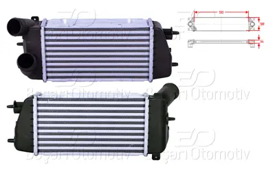 WISCO 3113777-00 Turbo Radyatoru (Intercooler) 183x189x64 3113777-00