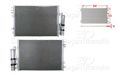 WISCO 3143043-00 Klima Radyatoru 548x372x16 3143043-00