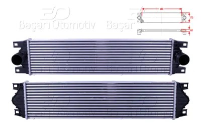 WISCO 2113755-00 Turbo Radyatoru (Intercooler) 680x175x40 2113755-00