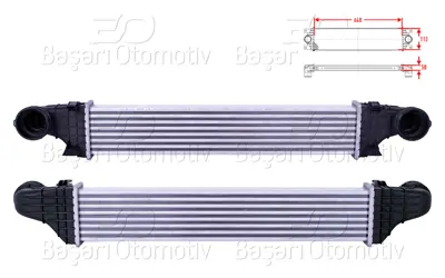 WISCO 3113837-00 Turbo Radyatoru (Intercooler) 648x113x50 3113837-00