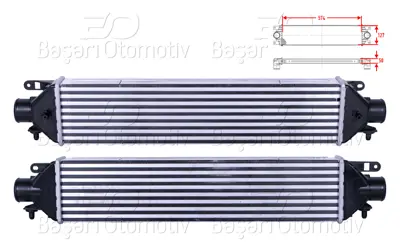 WISCO 2113050-00 Turbo Radyatoru (Intercooler) 574x127x50 2113050-00