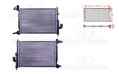 AUTOLUX 2113102-22 Su Radyatoru Mekanik Mt 348x500x32 2113102-22