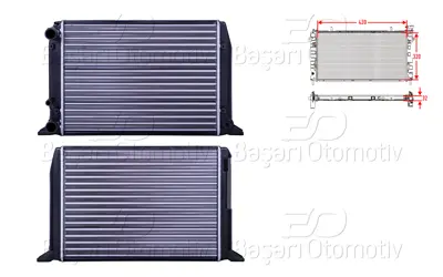 AUTOLUX 1113024-22 Su Radyatoru Mekanik Mt 430x320x32 1113024-22