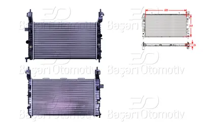 AUTOLUX 2113066-22 Su Radyatoru Mekanik Mt-At 608x359x26 2113066-22