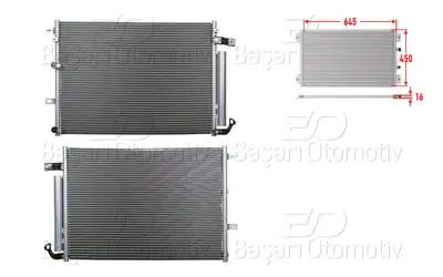 WISCO 3143374-00 Klima Radyatoru 645x450x16 3143374-00