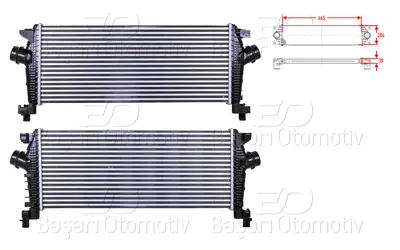WISCO 2113731-00 Turbo Radyatoru (Intercooler) 665x284x30 2113731-00