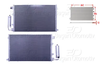 WISCO 3143142-00 Klima Radyatoru 642x394x12 3143142-00