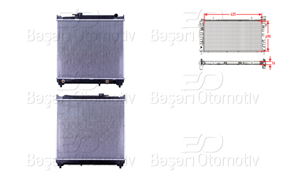 WISCO 3113193-00 Su Radyatoru Brazing At 425x490x26 Mm 3113193-00