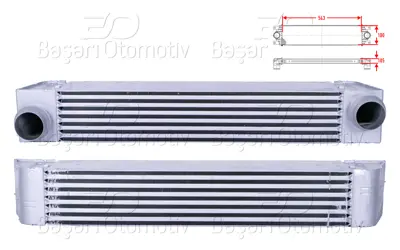 WISCO 3113970-00 Turbo Radyatoru (Intercooler) 543x100x105 3113970-00