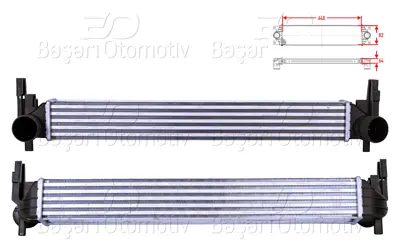 WISCO 1114138-00 Turbo Radyatoru (Intercooler) 640x82x64 1114138-00