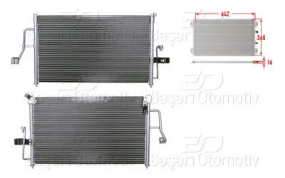 WISCO 2143052-00 Klima Radyatoru 642x360x16 2143052-00