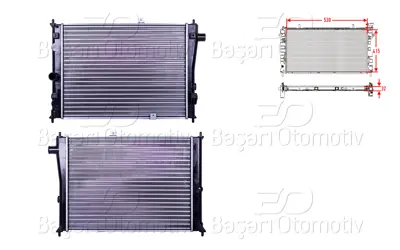 AUTOLUX 2113026-22 Su Radyatoru Mekanik Mt 530x415x32 2113026-22