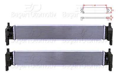 WISCO 1113102-00 Turbo Radyatoru (Intercooler) 648x95,5x32 1113102-00
