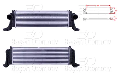 WISCO 3113982-00 Turbo Radyatoru (Intercooler) 600x187x62 3113982-00