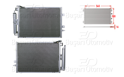 WISCO 3143117-00 Klima Radyatoru 545x380x16 3143117-00
