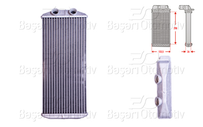 WISCO 3143190-00 Kalorifer Radyatoru Brazing 290x138 Mm 3143190-00