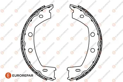 EUROREPAR 1690924280 El Fren Balatasi 90685 LR001020 9950 9252 475500 6028191 BS1196 S44508 530374 550LL01