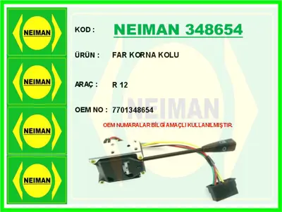 NEIMAN 348654 Far Korna Kolu R 12 7701348655 7701348654