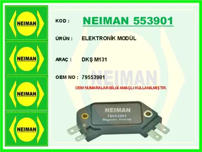 NEIMAN 553901 Elektronik Modül Dkş M131 79553901
