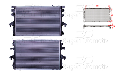 AUTOLUX 1113032-22 Su Radyatoru Mekanik Mt-At 710x470x32 7H0121253G 65283A 7H0121253J 735170 VN2232 8MK376719161 DRM32040 VW2232 1103156 53795
