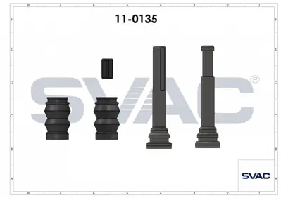 SVAC 11-0135 Kaliper Burc Tamir Takimi On Egea 77363520 4S712552BB 1356387 C2S38060 D41827C 4S712552BA 77364641 4427C3 C2S46545 1504906