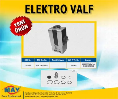 MAY 2529-02 Elektro Valf 5392900030