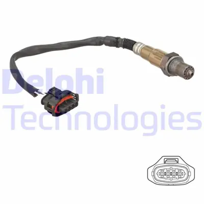 DELPHI ES21286-12B1 Oksijen Sensoru Katalizator Opel Astra H Z16xep Konum 2 55566746 5855378