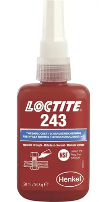 HENKEL 1918246 1335840 Civata Sabitleyici 10ml Orta Kuvvet Loctite 243
