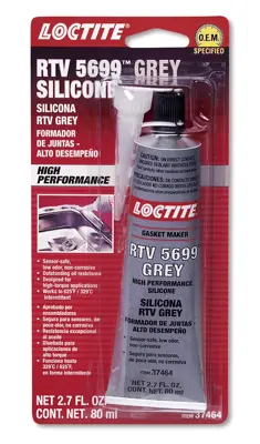 HENKEL 491982 Loctite 5699 491982 80ml Super Gri,Korozyon Yapmaz,250 C Dayanikli
