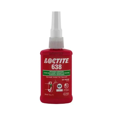 HENKEL 1803363 Loctite 638 50ml Maksimum Mukavemet, Kaymali Gecme