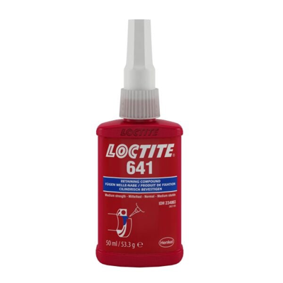 HENKEL 234863 Loctite 641 50ml 142437 Orta Mukavemetli, Presli-Kaymali Siki Gecme