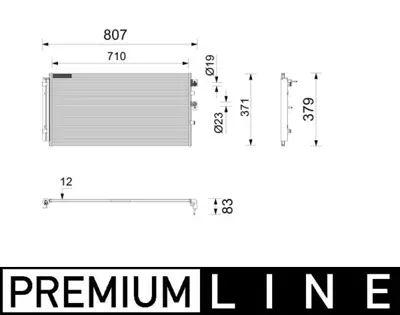 BEHR MAHLE AC 1211 000P Klima Radyatoru Ford  Focus 18-  JX61 19710 AC