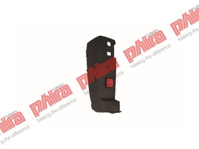 PHIRA PHI-100.11276 Tampon Arka Sol Siyah Reflektorlu Fiat Ducato 1637185480 735685369 3484659 1388231080 10011276 4057795549593 P11432 983533