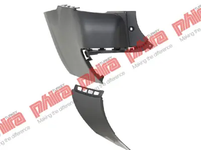 PHIRA PHI-BR-08365 Tampon Arka Sol Siyah Uzun Sase Citroen Berlingo 7410FS 5506000552969Q 4013867 16800239XT 905537 CI9181194 P7175 27011074 552971A1 697417